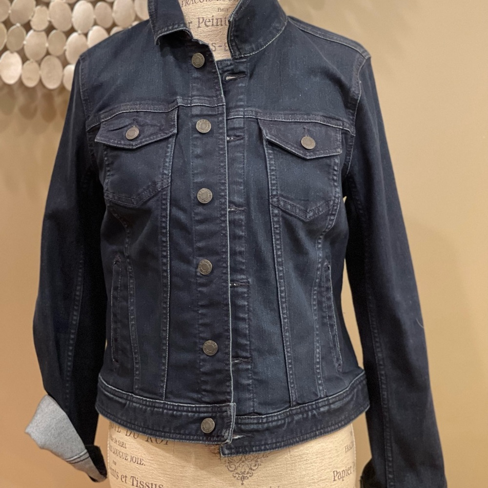 Talbots Dark Blue Jean Jacket